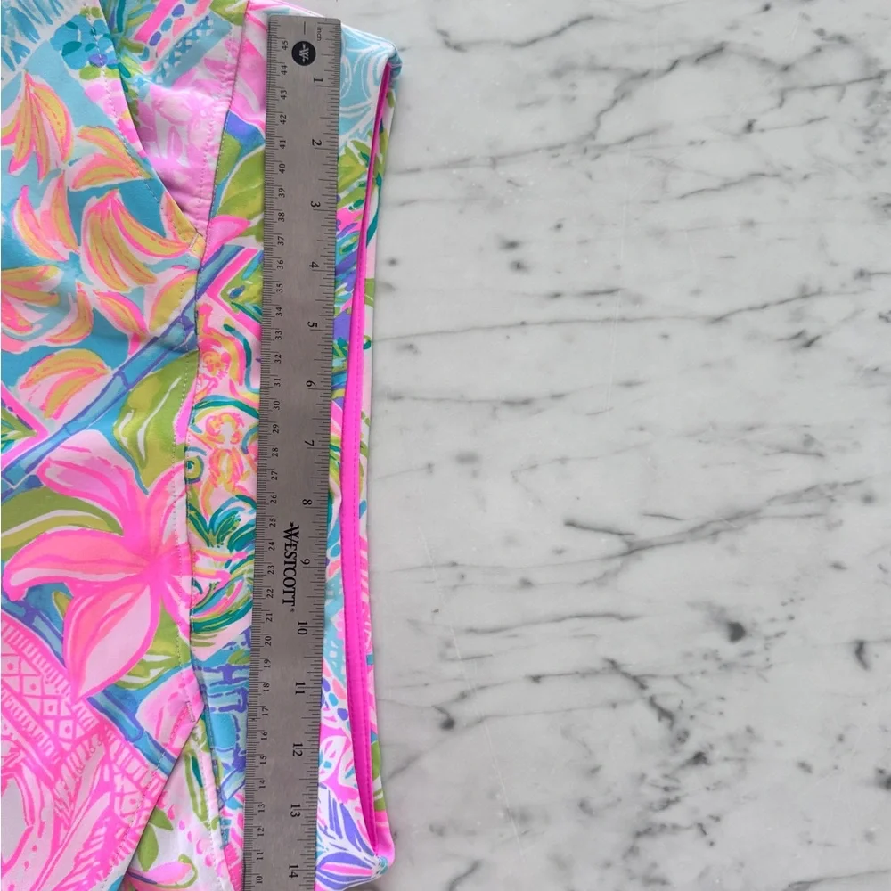 Lilly Pulitzer Floral Skirt w shorts - Picture 4 of 7